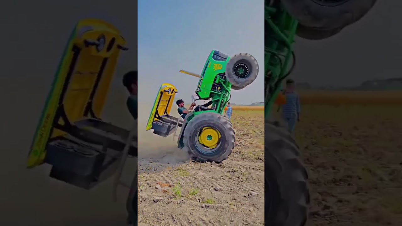 Takki Fans channel first video // tractor stunt #modifietractor #tractorvideo