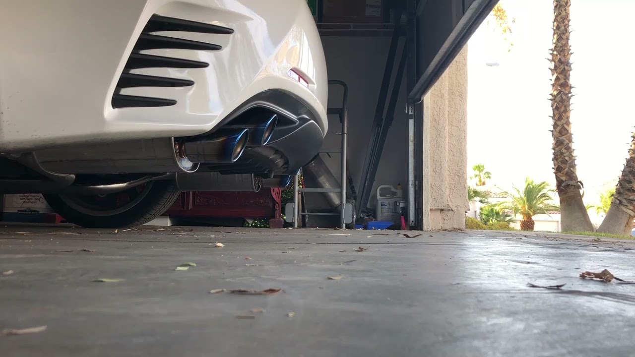 Lexus RC 350 (2GR-FSE) stock exhaust vs Invidia Q300 exhaust sound comparison