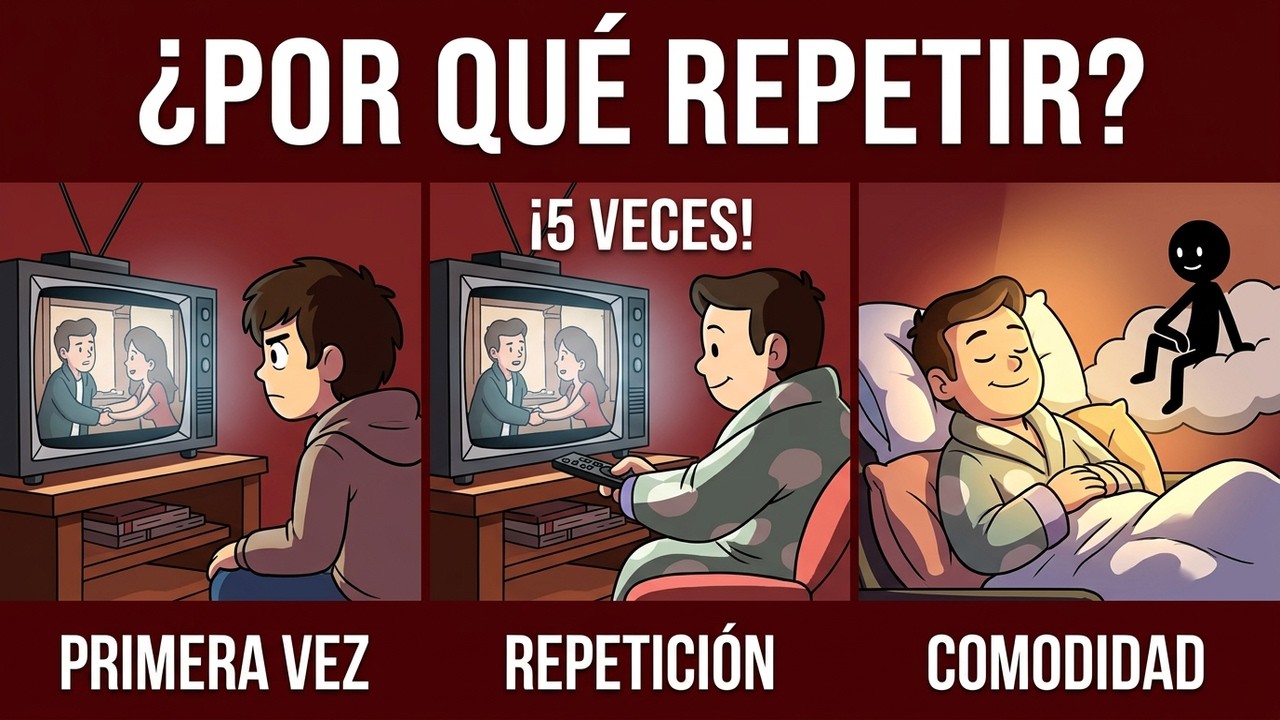 Las personas que vuelven a ver series y películas (explicación)
