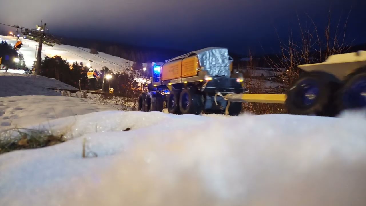 Ride on the snow.