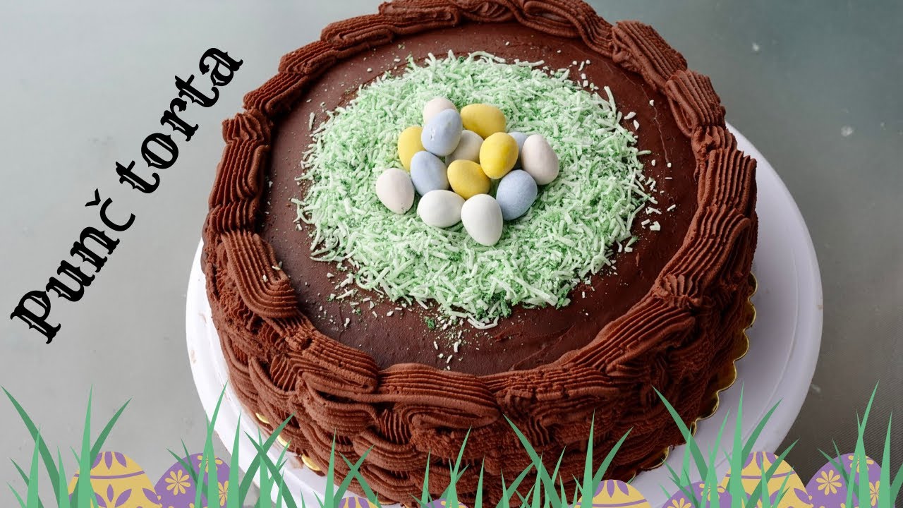 STARINSKA USKRŠNJA PUNČ TORTA, JEDNOSTAVNA, UKUSNA I DEKORATIVNA