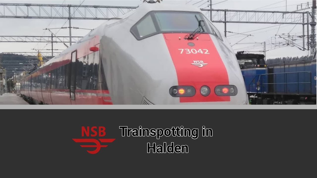 Trainspotting at Halden | Norway | Only NSB trains