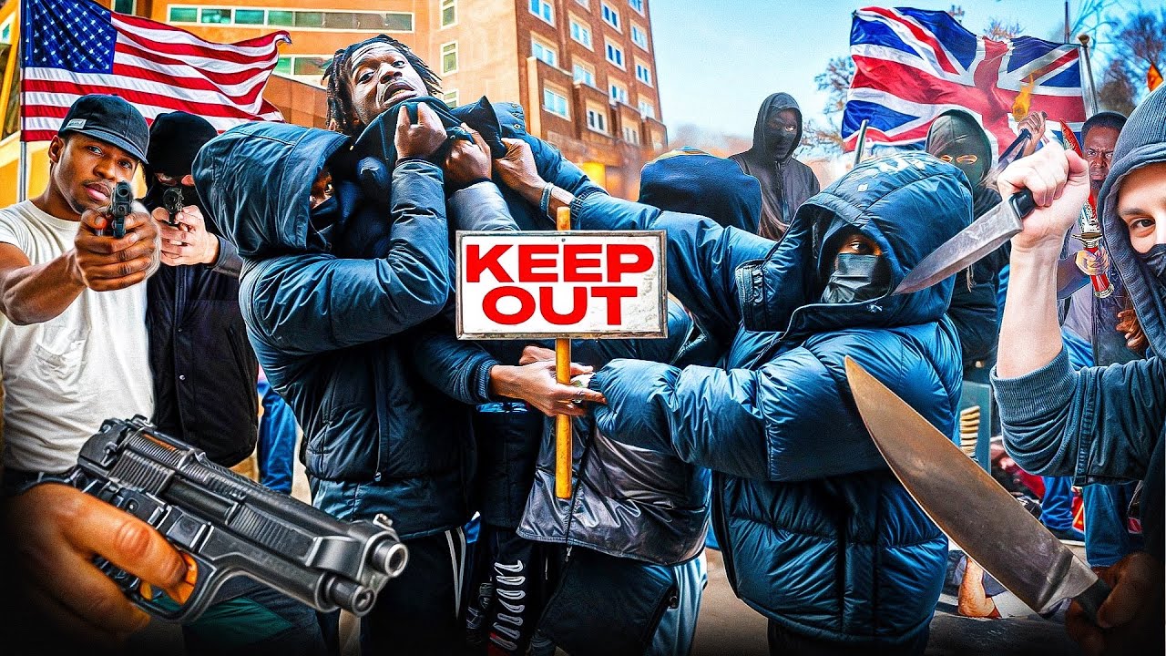 I Investigated The Most Dangerous Hoods in the UK 🇬🇧 & America 🇺🇸