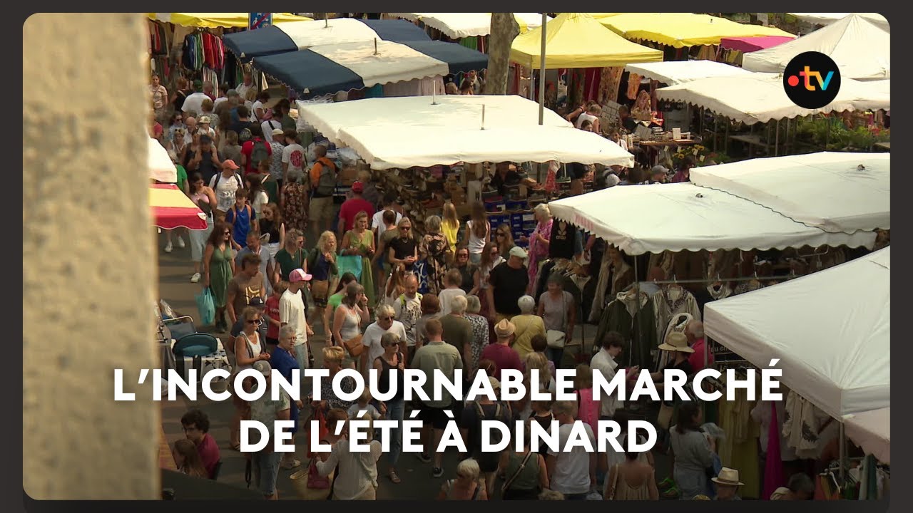 Dinard et son incontournable marché de l'été