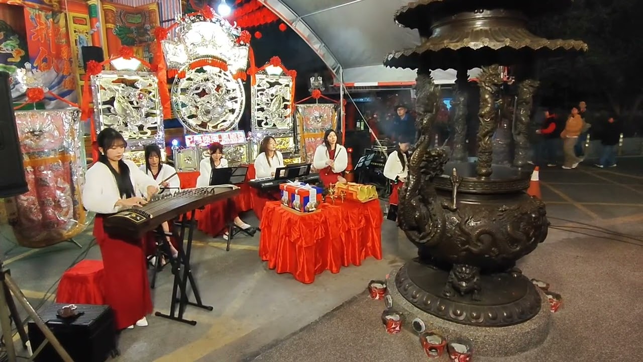 乙巳年農曆11月22日 三主宮重修完竣入火安座。鳳鳴齋國樂團精彩演出