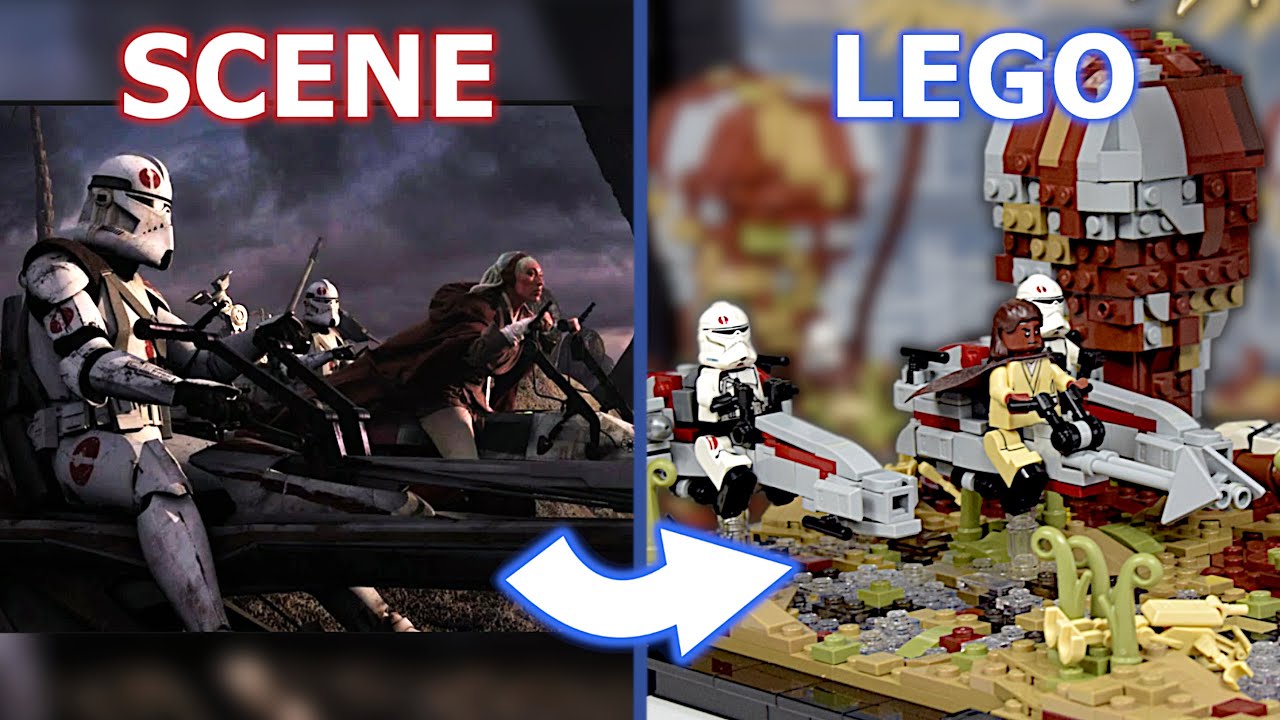 Star Wars ORDER 66 recreated in LEGO!
