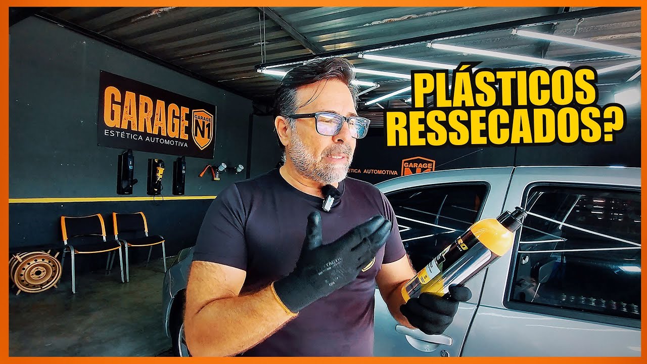 COMO DEIXAR OS PLÁSTICOS DO CARRO COM CARA DE NOVO! Rubber Nitro