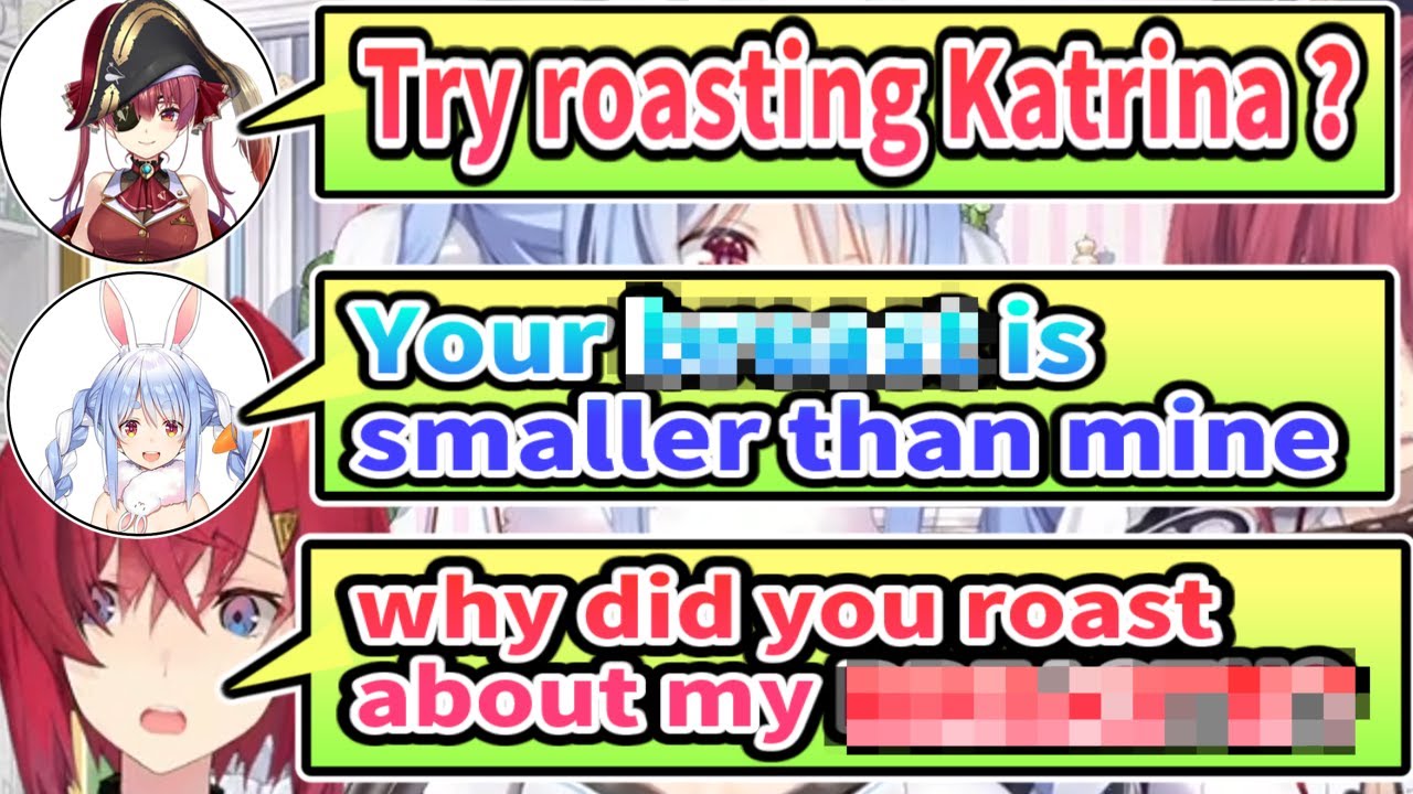 Very Rare Roast You Hear From Pekora [ENG SUB] Hololive Houshou Marine Nijisanji Ange Katrina