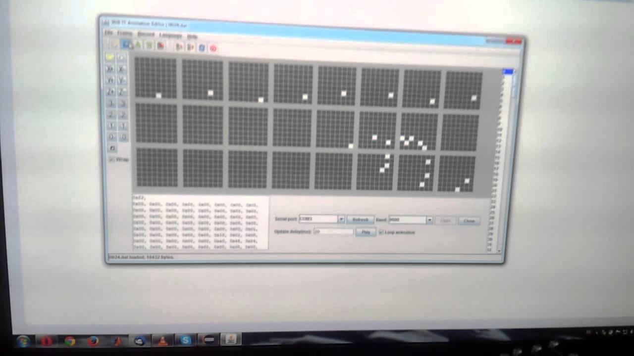 8x8x8 LED Cube animation program