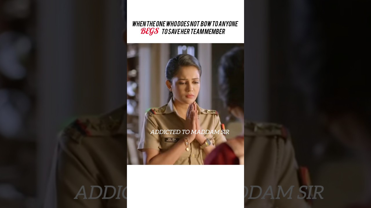 when she begs to save her team 💔❤️&zwj;🔥 Haseena and karishma #maddamsir #viral #kdrama #selfrespect