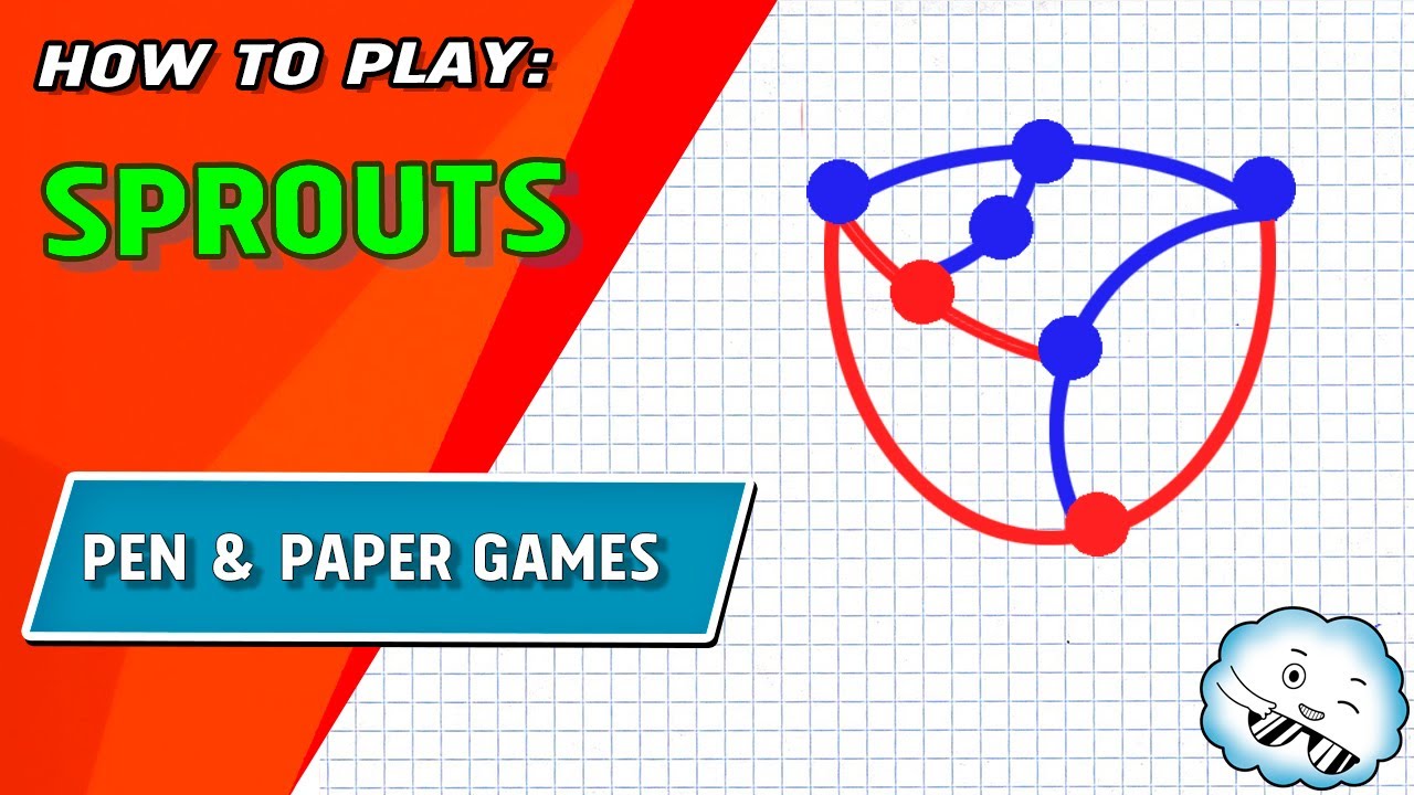 How to play: Sprouts (pen and paper game)
