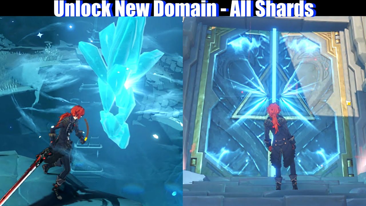 Genshin Impact - Unlock Dragonspine Domain (All Shards Locations Peak of Vindagnyr)