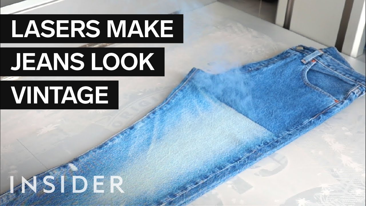 Laser Makes Levi's Jeans Look Vintage