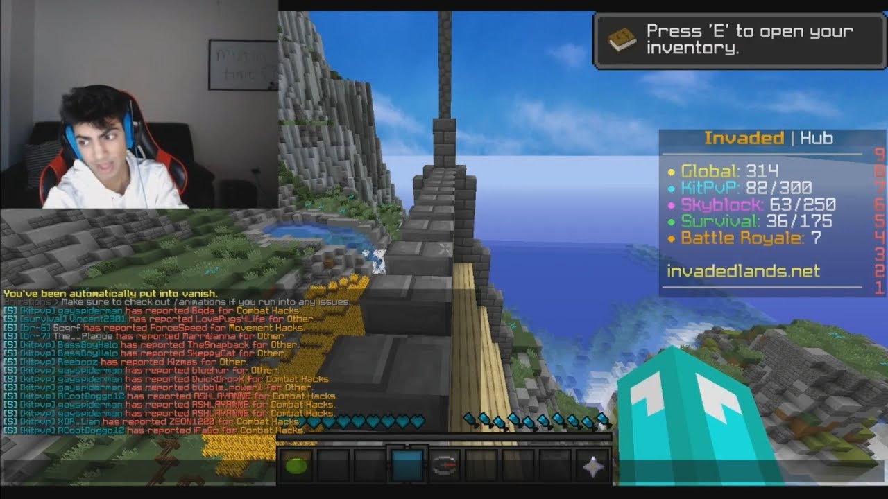 Skeppy makes Badboyhalo swear on stream