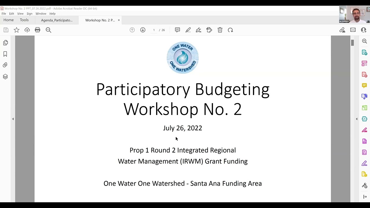 Proposition 1 Round 2 Participatory Budgeting Workshop No. 2