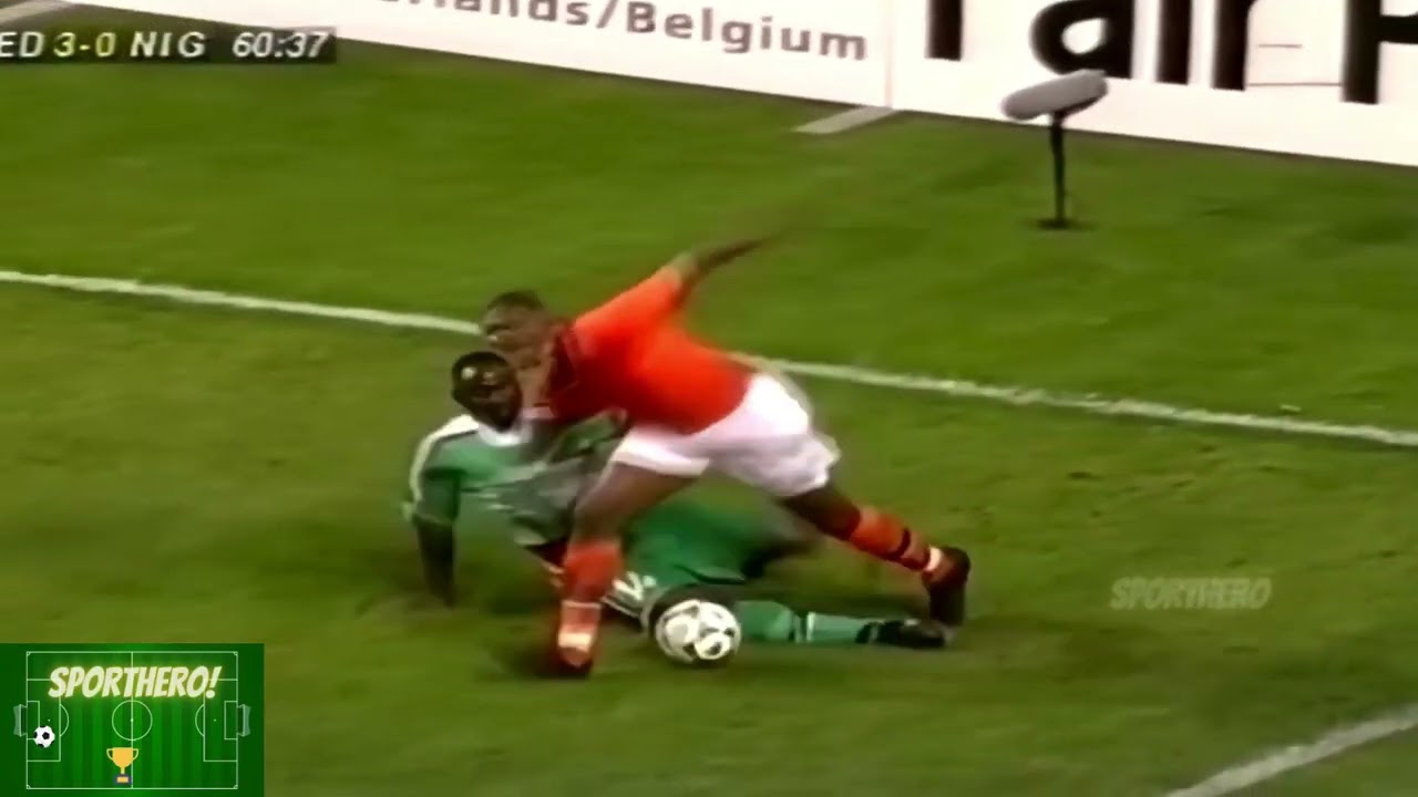Epic Netherlands 5-1 Nigeria match 1998 Kluivert scores 2 goals #viral #soccer #oranje #voetbal