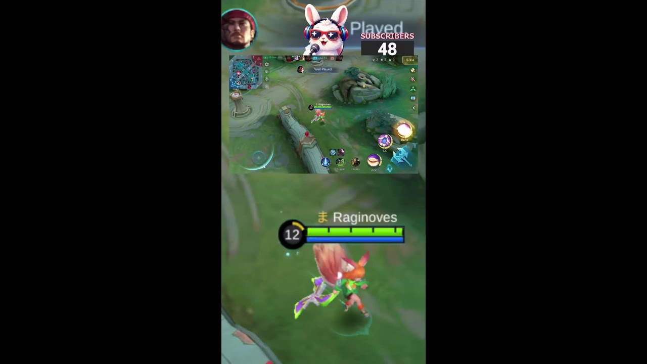 Bot Push Rank Mobile Legends #mobilelegends #shorts #shortslive