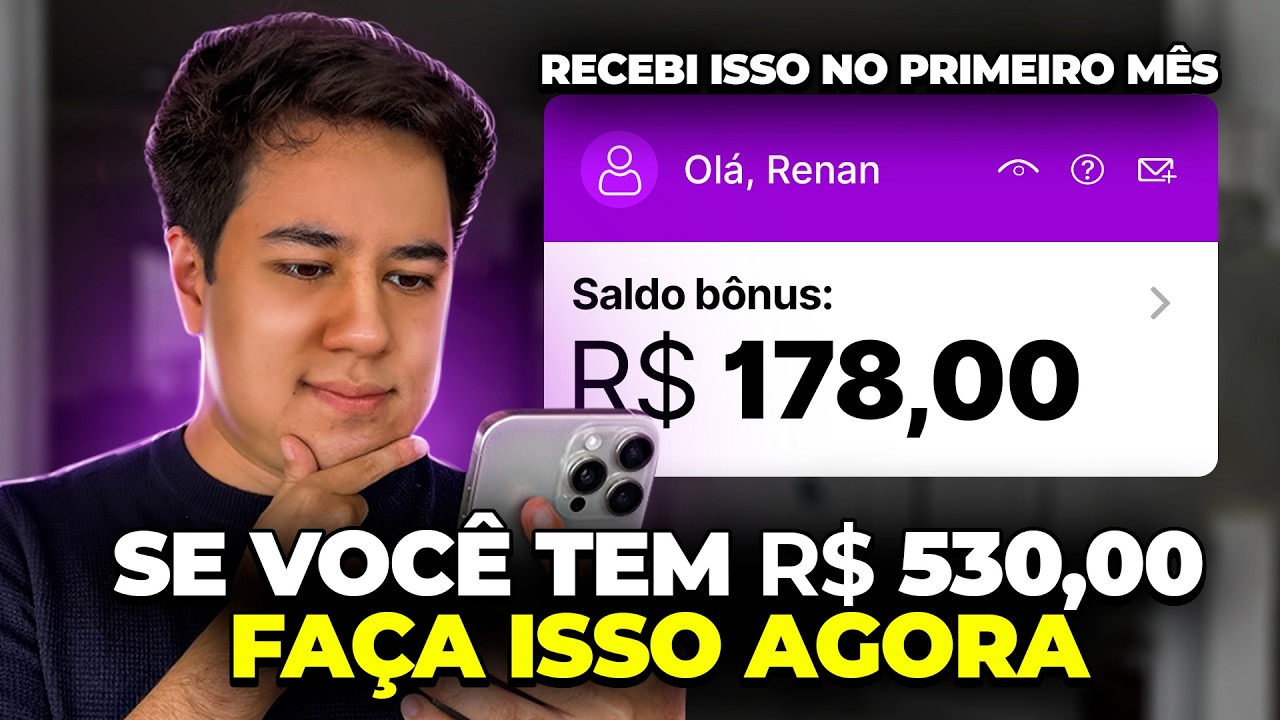 COMECE COM R$ 530 E RECEBA R$ 178 AINDA ESSE MÊS!