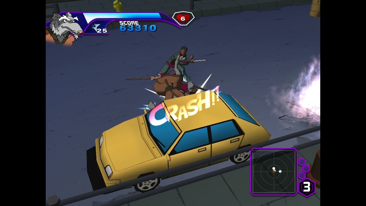 Teenage Mutant Ninja Turtles: 2003 Game (PC) - Stage 1 - Splinter (on Hard Difficulty)