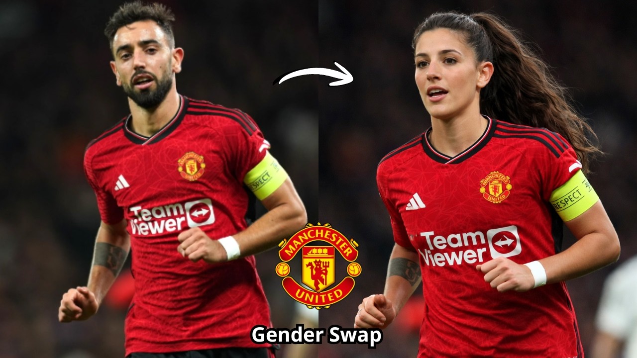 What if 25-26 Manchester United Swapped Genders? | Amazing AI Transformation