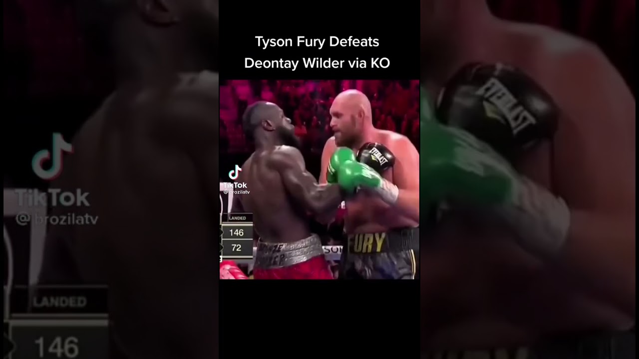 Tyson fury knocked out Deontay Wilder