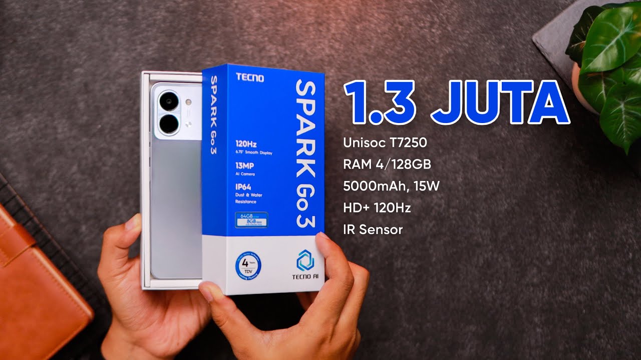 DISARANKAN JANGAN UPGRADE !!! ⚠️ Unboxing Tecno SPARK Go 3 + Tes Gaming + Tes Kamera