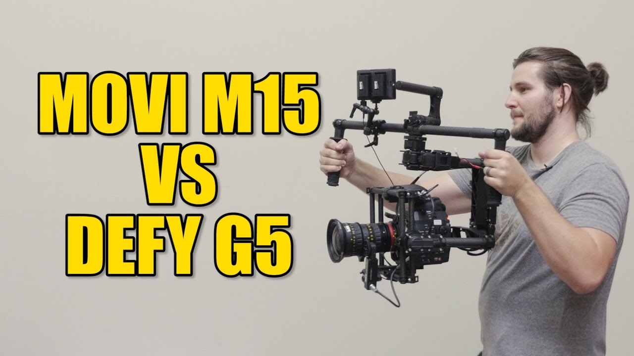 Сравнение подвесов: Movi M15 и Defy G5