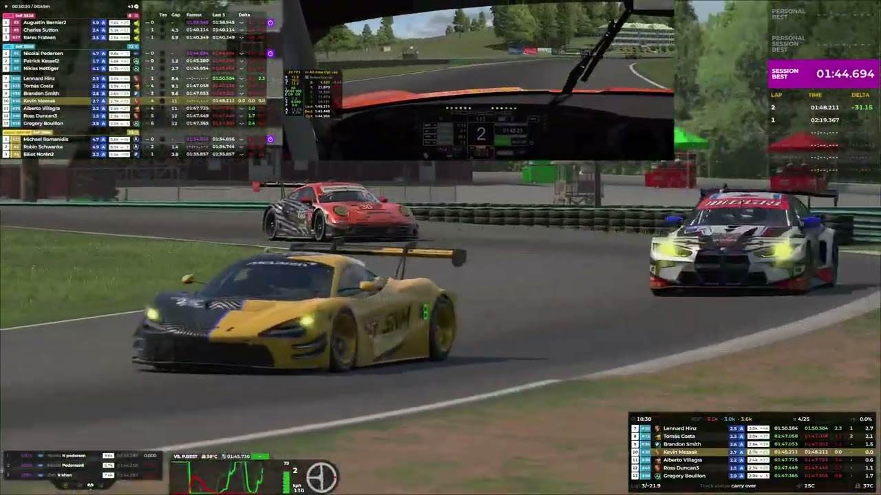 IMSA iRacing Series @25S3W10 VIR 25S3W10 race - TV cam & onboard