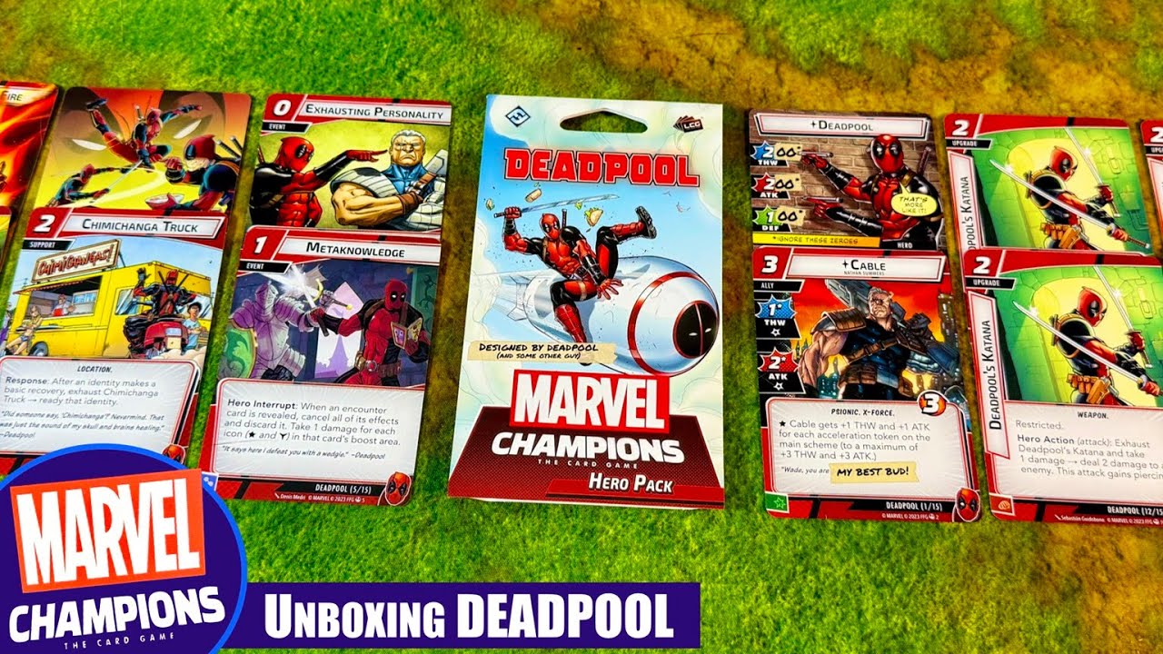 Marvel Champions | DEADPOOL Hero Pack Unboxing