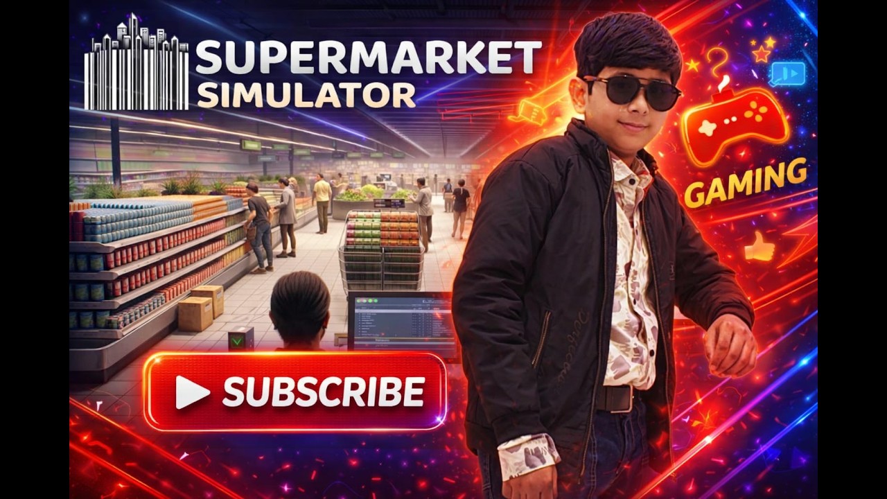 SUPERMARKET SIMULATOR #part1 || MS Gaming Astra ||