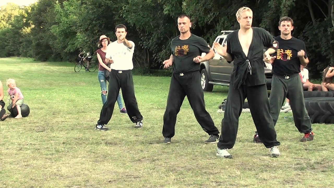 Wing Tsun Sopot - pokaz na błoniach