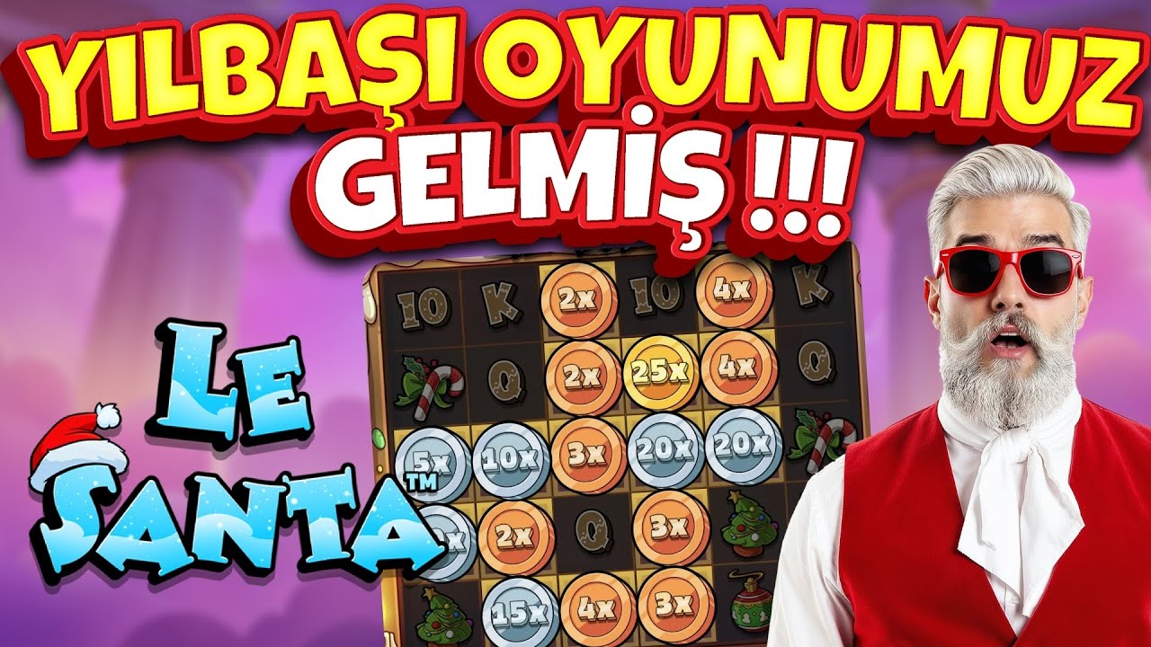 SLOT OYUNLARI 🎅🏻 LE SANTA 🎅🏻 YILBAŞI OYUNUMUZ GELMİŞ !!! #slotlevo #slots