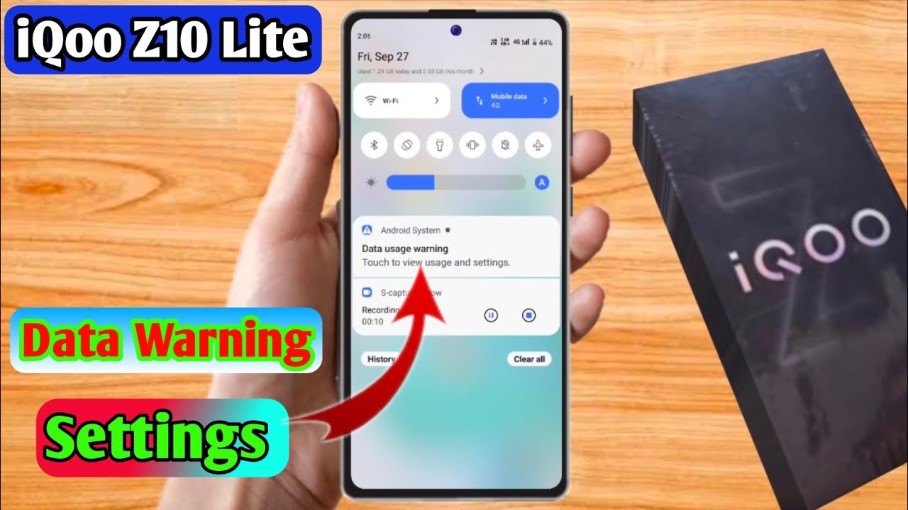 how to off data warning in iqoo z10 lite,iqoo z10 lite data warning problem