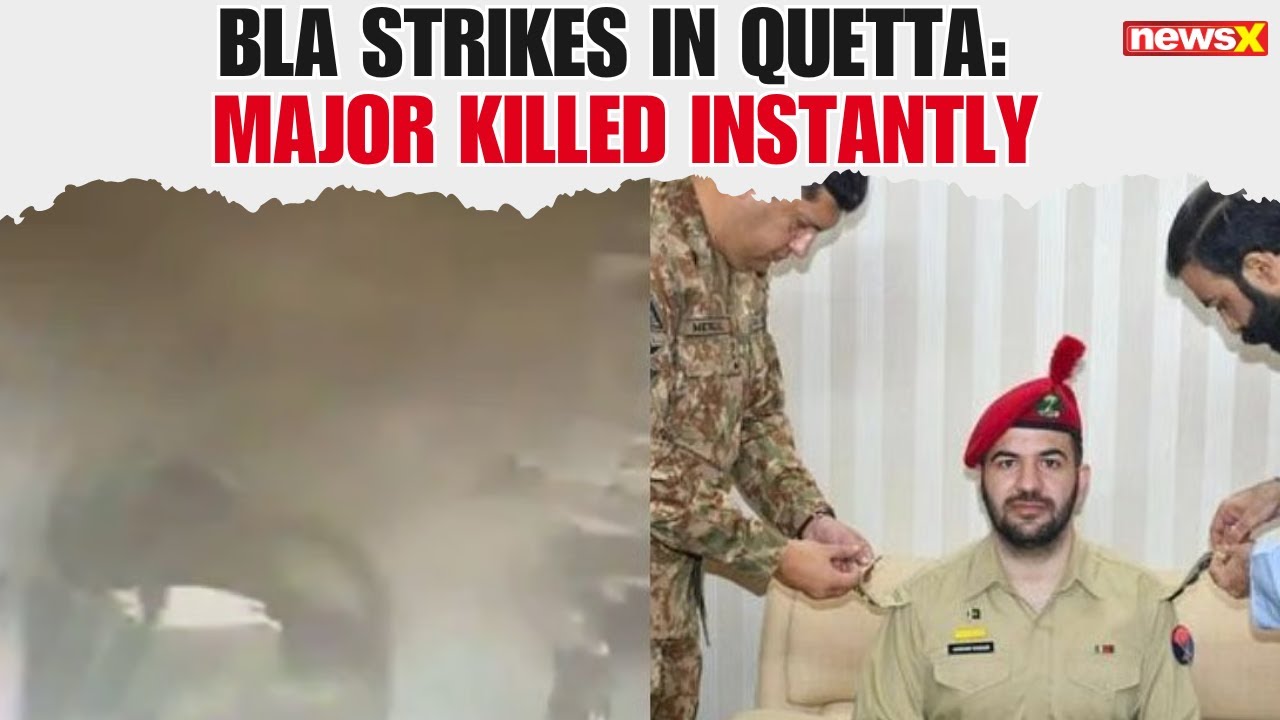 BLA Claims IED Attack in Quetta, Kills Pak Major Anwar Kakar in Balochistan | NewsX