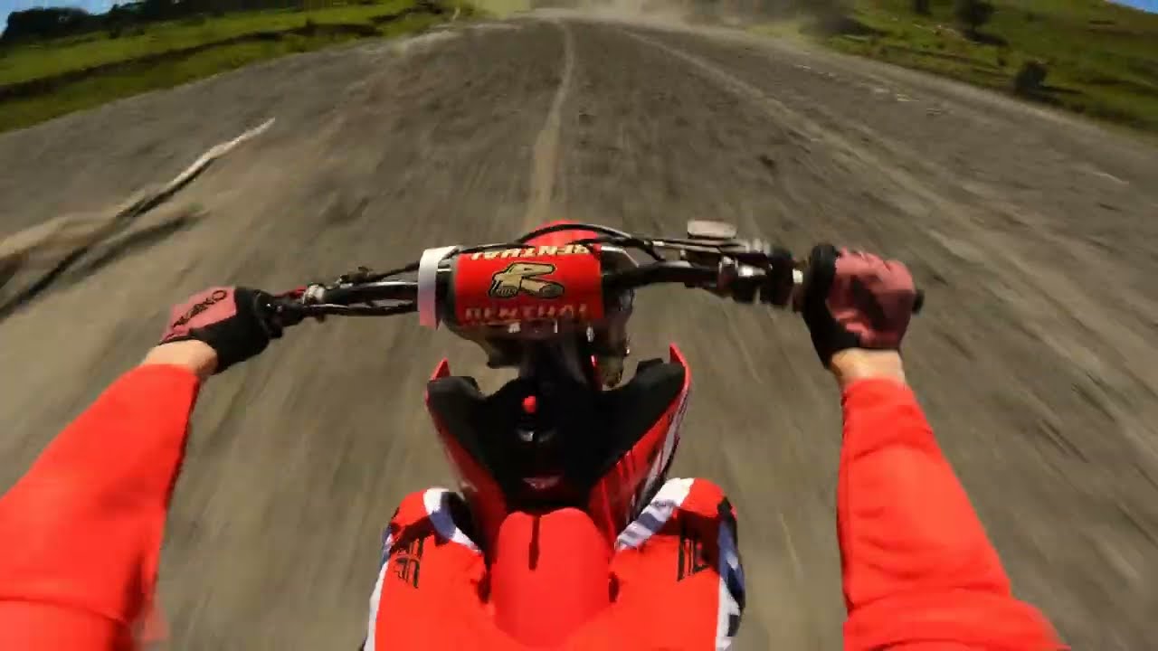 CRF250RX RIVER RIPPING + FPV DRONE SHOTS
