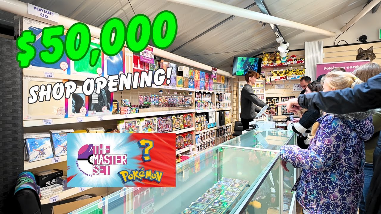 New $50,000 Pokémon card shop POV!!