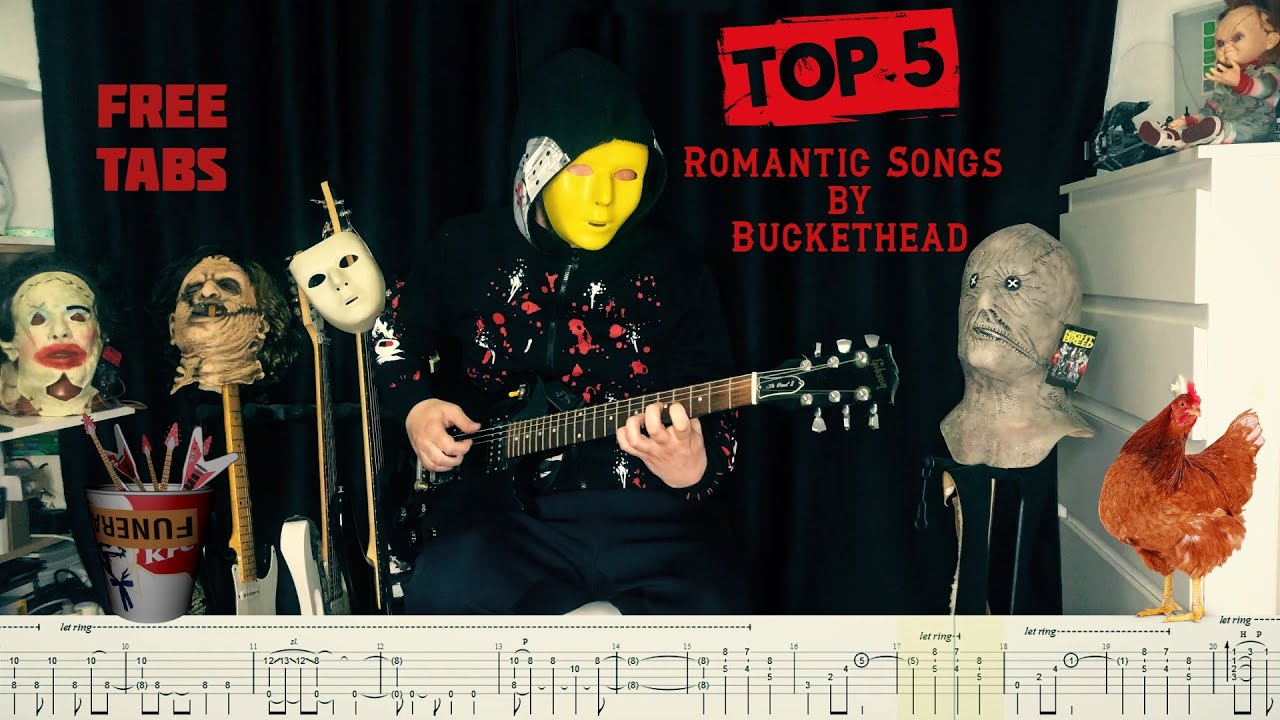 Top 5 Romantic Guitar Songs by Buckethead | Tabs by Vitaliy Samorodov