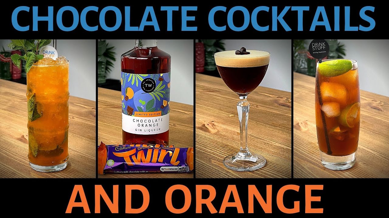 Easy Chocolate Cocktails and Chocolate Orange Cocktails