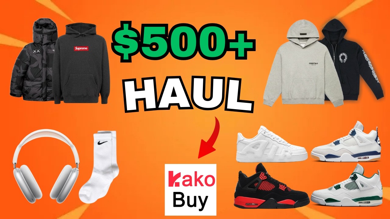 $500+ MARCH BREAK KAKOBUY HAUL!🎧🔥 ($500 COUPON⬇)