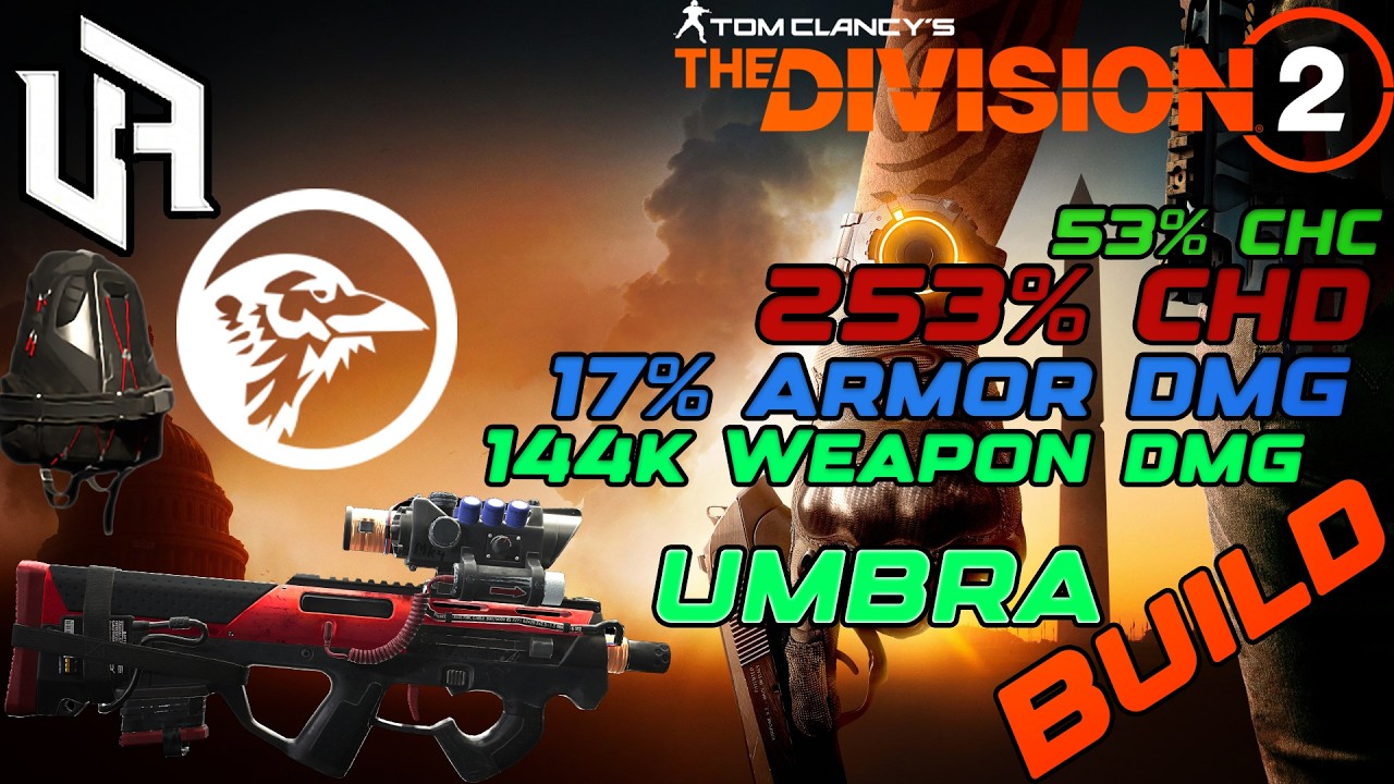 💢 Division 2 Capacitor Umbra DPS RPM PvP Build 2026 |  53% Crit Chance, 253% Crit DMG! 17% Armor DMG