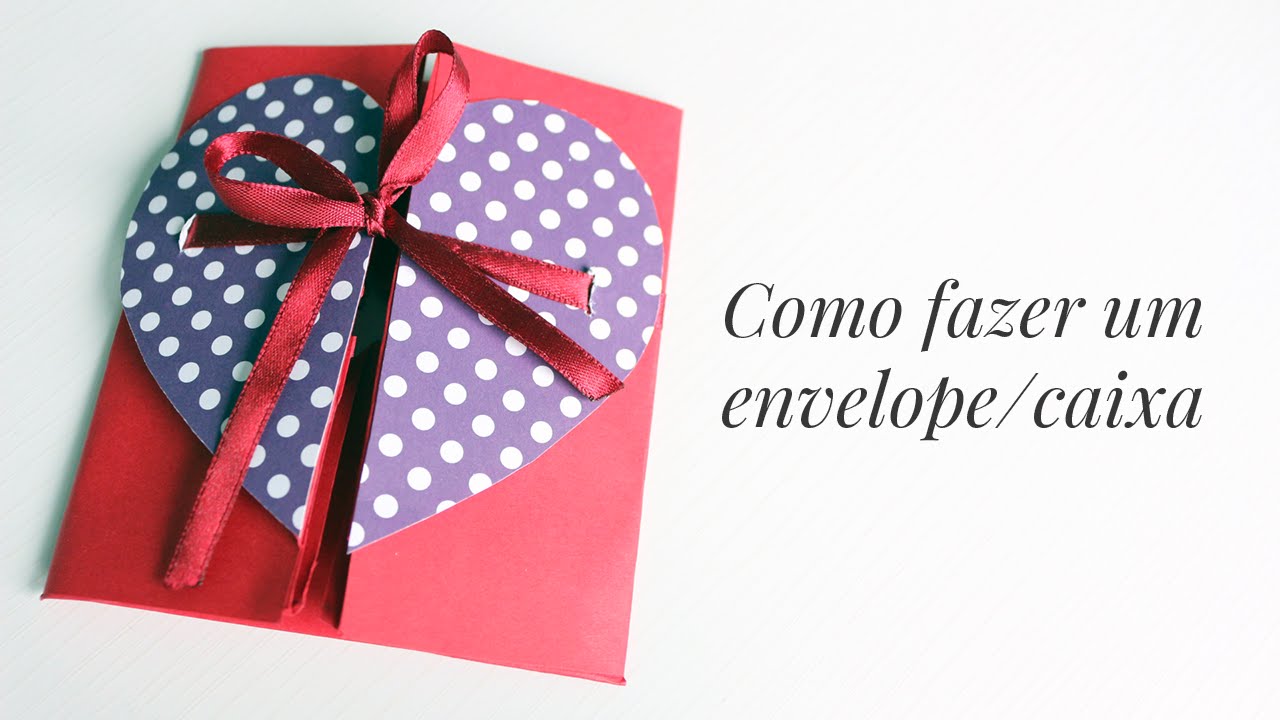 Envelope/Caixa - Cartão criativo para namorado(a)