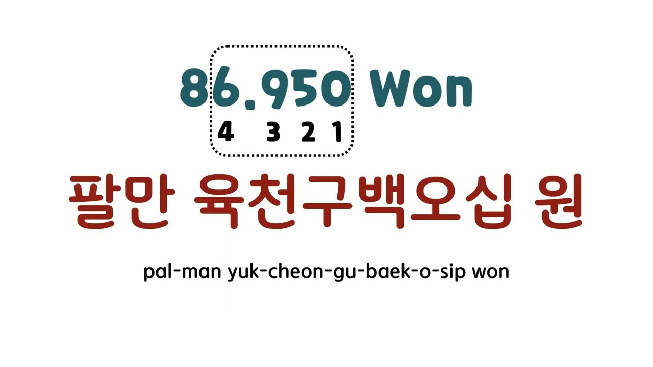 Cara Menghitung UANG untuk kegiatan sehari-hari dalam Bahasa Korea | TOPIK dan EPS-TOPIK