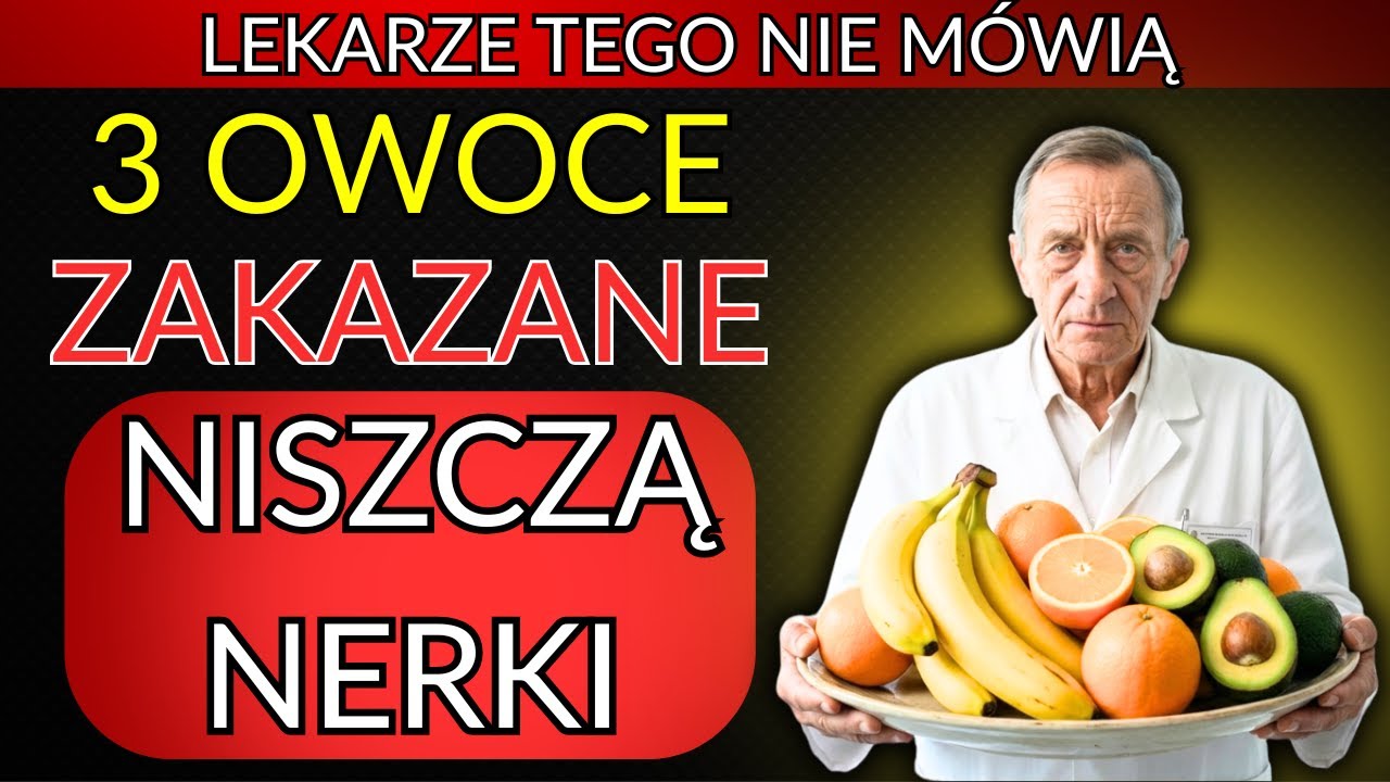 Myślisz, że są zdrowe? Te 3 Owoce to "Cichy Zabójca" Nerek! (+ 3, które CHRONIĄ)