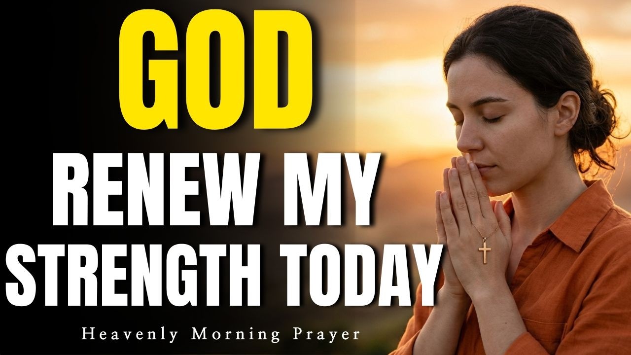 Lord,Restore My Spirit and Renew My Energy Today|Healing Prayer for Strength&Vitality|Morning Prayer