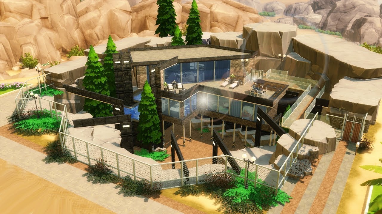 CASA BUNKER (BUNKER HOUSE) │The Sims 4 (Speed Build)