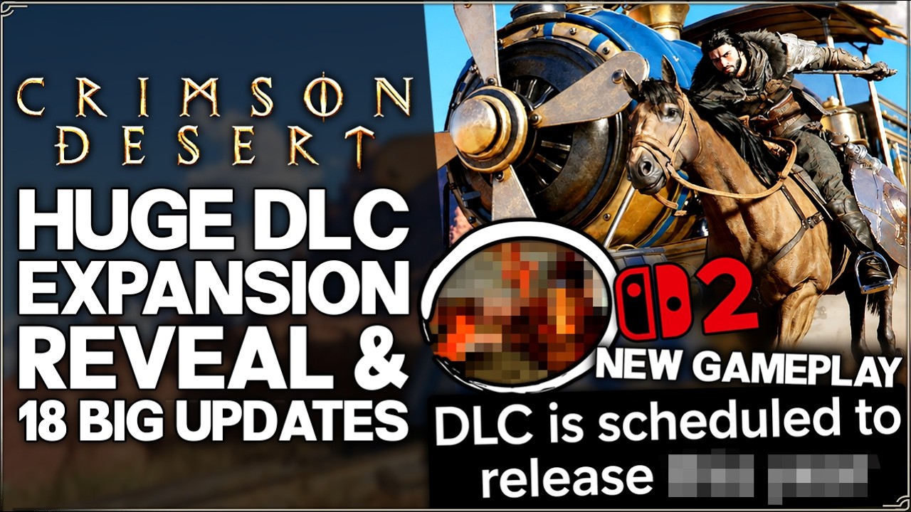 Crimson Desert &mdash; Анонс масштабного DLC и геймплей крупного обновления &mdash; Разбор от разработчиков и...