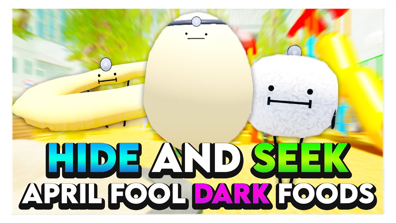 Roblox SECRET STAYCATION HIDE & SEEK WITH DARK APRIL FOOLS FOODS! 🌧️💡