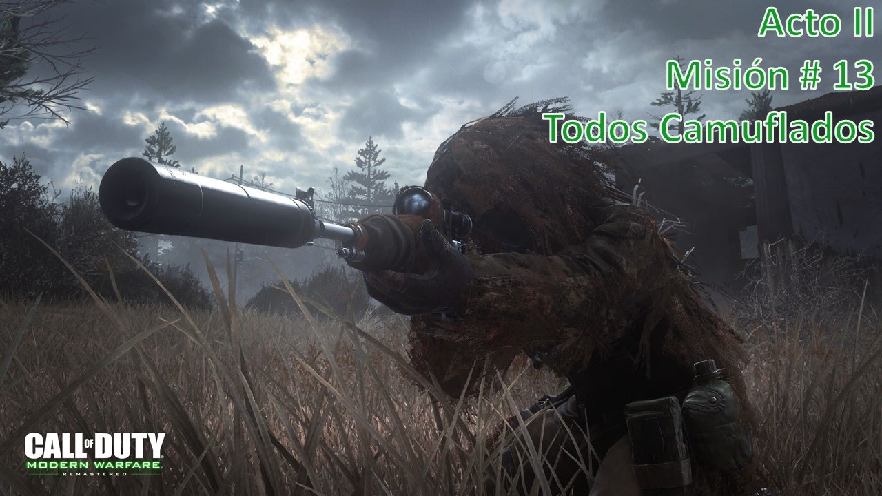 Call of Duty: Modern Warfare Remastered | TODOS CAMUFLADOS | Campaña | PC | Español