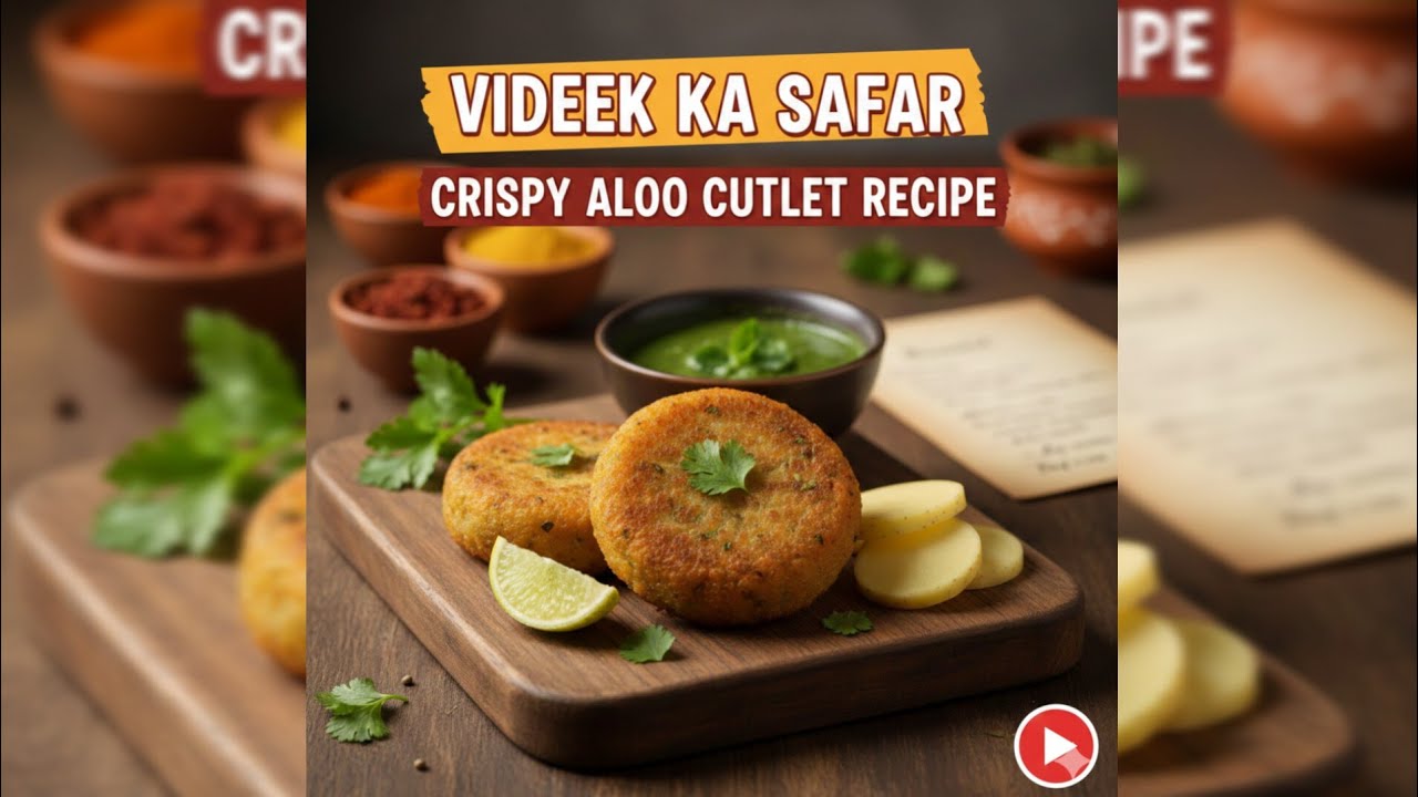 Vlog 60 | Crispy Aloo Cutlet Recipe | How To Make Potato Cutlet | Evening Snack | Veg Cutlet Ideas