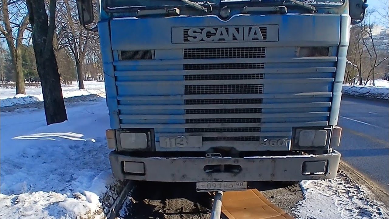 Scania 113 Холодный запуск